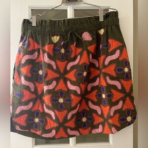 Anthropologie Maeve embroidered mini skirt. Excellent condition. Sz. xl